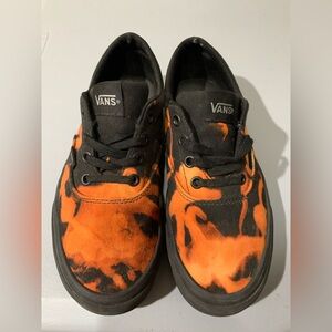 Vans women’s  Black and Orange Sneakers